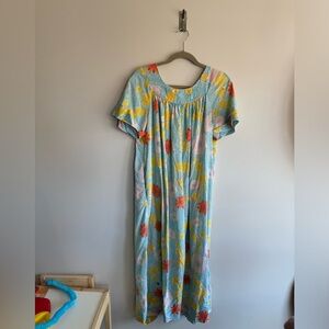 Vintage sears medium cotton feel multi colour dress…